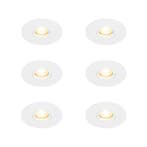 Set van 6 Moderne inbouwspot wit 12 cm - Buco, Verzenden, Nieuw