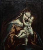 Scuola Umbra (c. 1670) - La Madonna del Velo