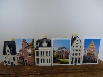 KLM-huisje - Drie KLM/Bols huisjes nr 89, 91 en 92 met, Antiek en Kunst