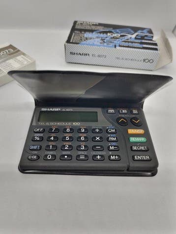 Sharp EL-6073 Electronic Organizer - Rekenmachine -, Nieuw