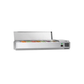 GGM Gastro | Opzetkoelvitrine ECO - 1600x335mm - 7x GN 1/4 |, Verzenden