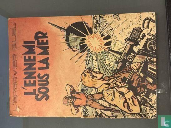 Blauwe Sperwer, De - Lennemi sous la mer - 1952, Boeken, Stripboeken, Gelezen, Eén stripboek, Verzenden