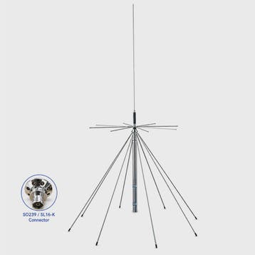 Ultra-Wideband Discone Antenne 25MHz-1300MHz met PL259 Conne, Verzenden, Nieuw