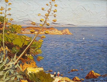 Gustave Vidal (1895-1966) - Coastal scene near Toulon, Antiek en Kunst, Kunst | Schilderijen | Klassiek