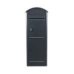 SafePost 80 brievenbus met pakketvak staal - antracietgrijs, Verzenden, Nieuw