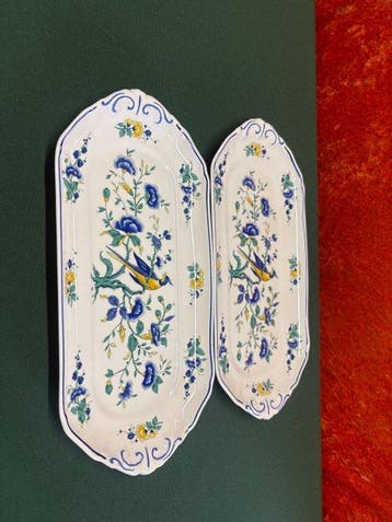 Villeroy & Boch - Schaal (2) - phoenix blauw - Porselein