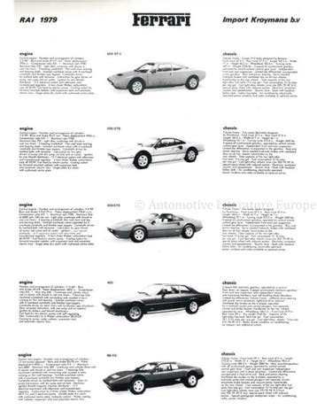 1979 FERRARI RANGE FLYER AUTO RAI KROYMANS, Nieuw, Ferrari, Author