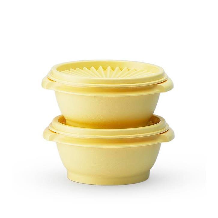 Tupperware Zonnedeksel Kommen 340 ml, Huis en Inrichting, Keuken | Tupperware, Geel, Nieuw, Ophalen of Verzenden