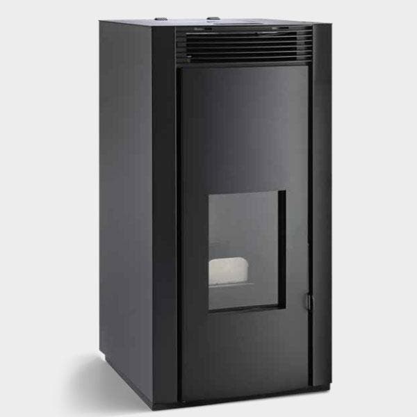 Cv pelletkachel 22 tm 30 kW voor radiatoren, vloerverwarming, Huis en Inrichting, Kachels, Pelletkachel, Hout, Nieuw, Vrijstaand