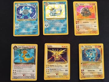 Pokémon - 6 Mixed collection - WOTC - Base set, Jungle, Base, Hobby en Vrije tijd, Verzamelkaartspellen | Pokémon, Nieuw