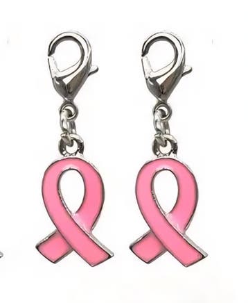 2x Pink Ribbon hanger (Leuke extras), Sieraden, Tassen en Uiterlijk, Bedels, Ophalen of Verzenden, Nieuw