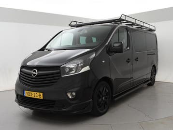 Opel Vivaro 1.6 CDTI 145 PK DUBBEL CAB. IRMSCHER GT 058/100, Stof, Gebruikt, Euro 6, Zwart