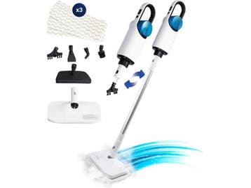 Samako Royal Elite - Stoomreiniger - 2-in-1 functie - Wit, Verzenden, Zo goed als nieuw