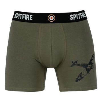 Boxershort Spitfire Groen - Maat XXL, Verzenden