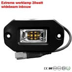 Extreme 2inch 20w LED-werklamp inbouw scene 120graden, Verzenden, Nieuw