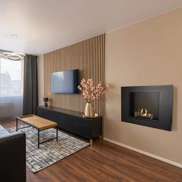 Xaralyn Goya bio-ethanol wandhaard Zwart, Huis en Inrichting, Haarden, Verzenden, Nieuw, Elektrische haard