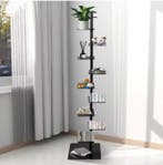 Zwarte Wervelkolom Boekenplank – 9 Lagen Metaal, Huis en Inrichting, Kasten | Boekenkasten, Verzenden, Nieuw