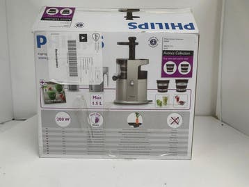 Philips Avance Collection - Slowjuicer 200 W 1,5 liter - LED, Witgoed en Apparatuur, Juicers, Verzenden, Nieuw