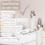 Wenkbrauw Trimmer - Gezichtsontharing Dames - Gezichtshaar, Ophalen of Verzenden, Zo goed als nieuw