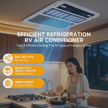 Foursun Dakairco 12V/24V DC - 1800-2200W Inverter Airconditi, Witgoed en Apparatuur, Verzenden, Nieuw