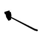 Lamellenwand Blisterhaak - 15 cm - Enkel - Zwart - Kunst...