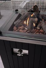 Cozy Living sfeerhaard Faro 80x80 cm zwart, Ophalen of Verzenden, Nieuw, Aluminium