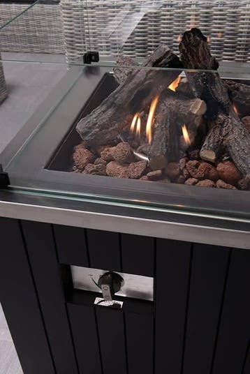 Cozy Living sfeerhaard Faro 80x80 cm zwart, Ophalen of Verzenden, Nieuw, Aluminium