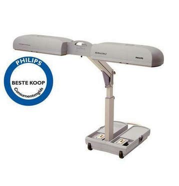 Gratis Bezorgd HB950 + Garantie Beste Koop Consumentengids, Ophalen of Verzenden, Zo goed als nieuw, Zonnebank enkelzijdig, Minder dan 10 lampen