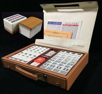 Japanese - Beeld, Japanese Vintage Mahjong Tiles - 0 cm -