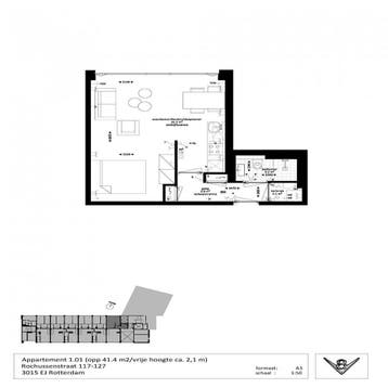 Te huur: Appartement Rochussenstraat in Rotterdam, Appartement, Rotterdam, Zuid-Holland