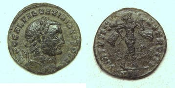 308 324 Empire romain 310 Galerius Valerius Maximianus Nu..., Postzegels en Munten, Verzenden