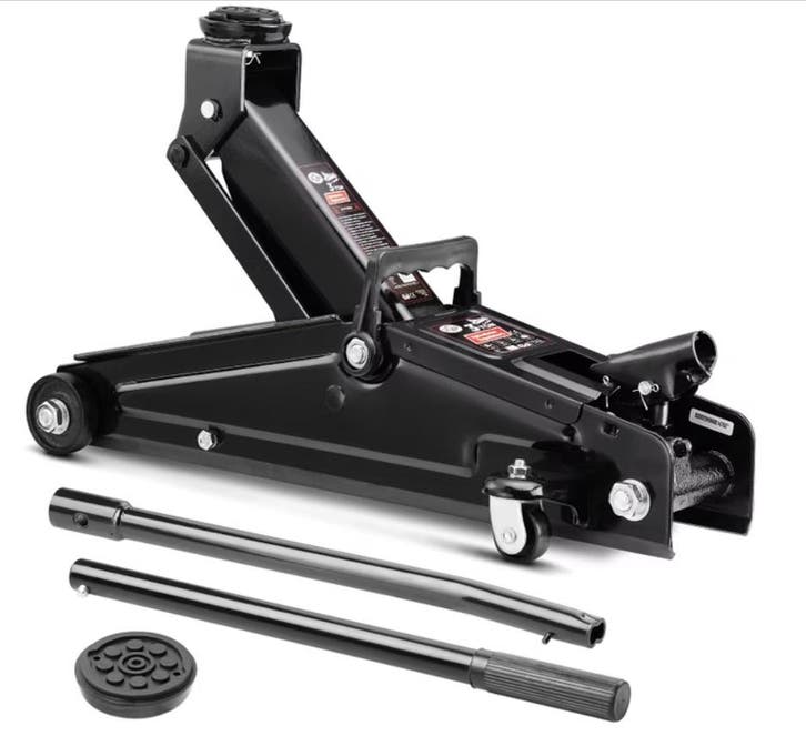 Hydraulische Krik Zwart 3 Ton 135-400mm (Auto-Fiets), Auto diversen, Auto-accessoires, Nieuw, Verzenden