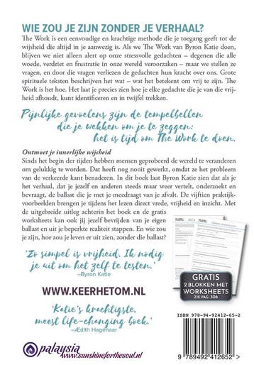 Vier vragen die je bevrijden van je ballast 9789492412652, Boeken, Verzenden, Zo goed als nieuw, Byron Katie