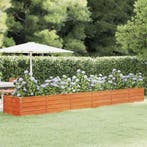 vidaXL Plantenbak verhoogd 480x80x45 cm cortenstaal roestig, Tuin en Terras, 100 cm of meer, Verzenden, Nieuw, Metaal