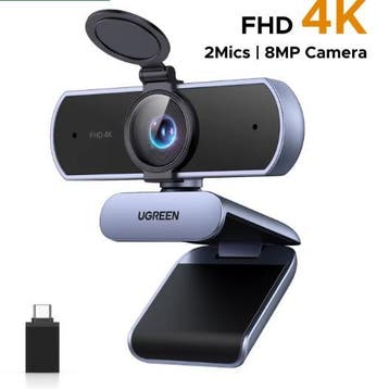 4K Webcam met Autofocus en Dual AI Mic – 8MP USB Camera, Verzenden, Nieuw