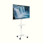 TV Vloerstandaard op wieltjes - 32-55 inch - Wit - Gratis ve, Audio, Tv en Foto, Televisiebeugels, Ophalen of Verzenden, Nieuw