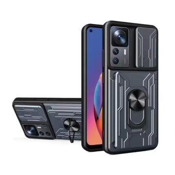 Xiaomi Poco X5 Pro - Card Slot Hoesje met Kickstand en, Verzenden, Nieuw