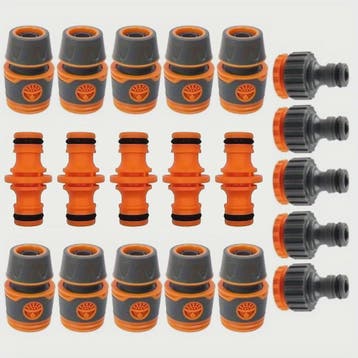 20 Stuks Tuinslang Snelkoppelingen Set - Waterkraan & Slang, Verzenden, Nieuw
