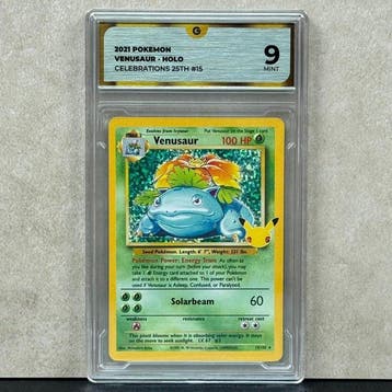 Pokémon Graded card - VENUSAUR HOLO 15 - Pokémon - GG 9, Nieuw