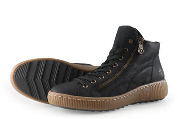 Rieker Hoge sneakers in maat 41 Zwart, Kleding | Dames, Verzenden, Zwart, Rieker, Sneakers of Gympen