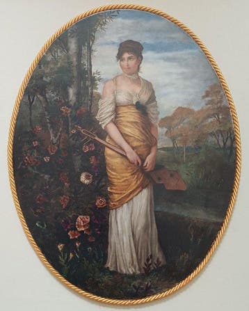 Friedrich August von Kaulbach (1850-1920) - Suonatrice di