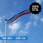 NR 401: Wimpel Groningen 100% stil-200cm (zonder stokje (met, Nieuw