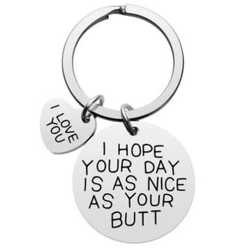 Fako Bijoux - Sleutelhanger I Hope Your Day Is As Nice As, Verzenden, Nieuw