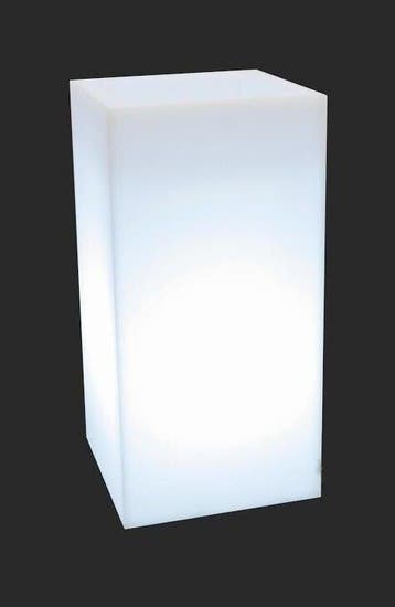 Design Plantenbak Verlicht - Tweedekansje | OP=OP, Tuin en Terras, Bloempotten, 25 tot 40 cm, Kunststof, Vierkant, Ophalen of Verzenden