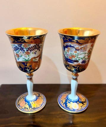 Arita Ware – Ko-Imari Collectie Kelkbekers (paar) – EXPO ’90