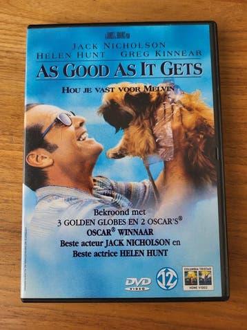 DVD - As Good As It Gets, Cd's en Dvd's, Dvd's | Komedie, Vanaf 12 jaar, Verzenden, Gebruikt, Overige genres