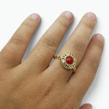 Koraal - Argento 925 - Ring - Italiaans vakmanschap, Verzamelen