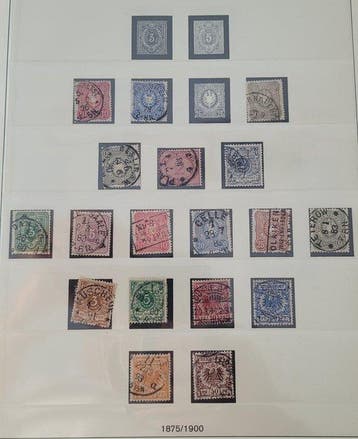 Duitsland 1872/1933 - Postzegels van het Duitse Rijk, klein, Gestempeld