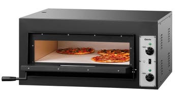 Bartscher Pizza Oven | Elektrisch | CT 100 | Zwart | 1x4 Ø30, Ophalen of Verzenden, Nieuw in verpakking