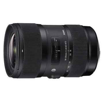 Sigma 18-35mm f/1.8 DC HSM Art Canon EF-S-mount objectief, Verzenden, Gebruikt, Sigma, Groothoeklens